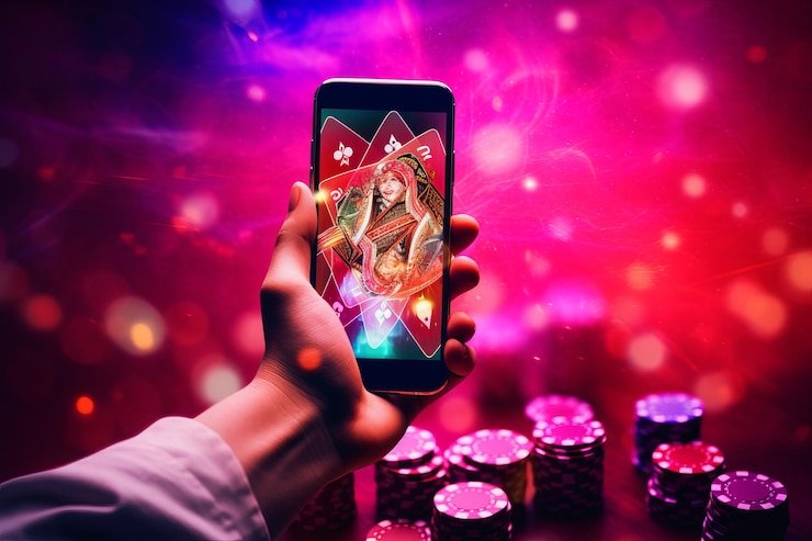 Pengguna menikmati antarmuka ozototo dengan elemen sports dan game di layar smartphone dalam suasana nyaman